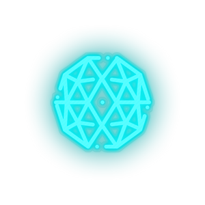 ice_blue 308_qtum_coin_crypto_crypto_currency led neon factory