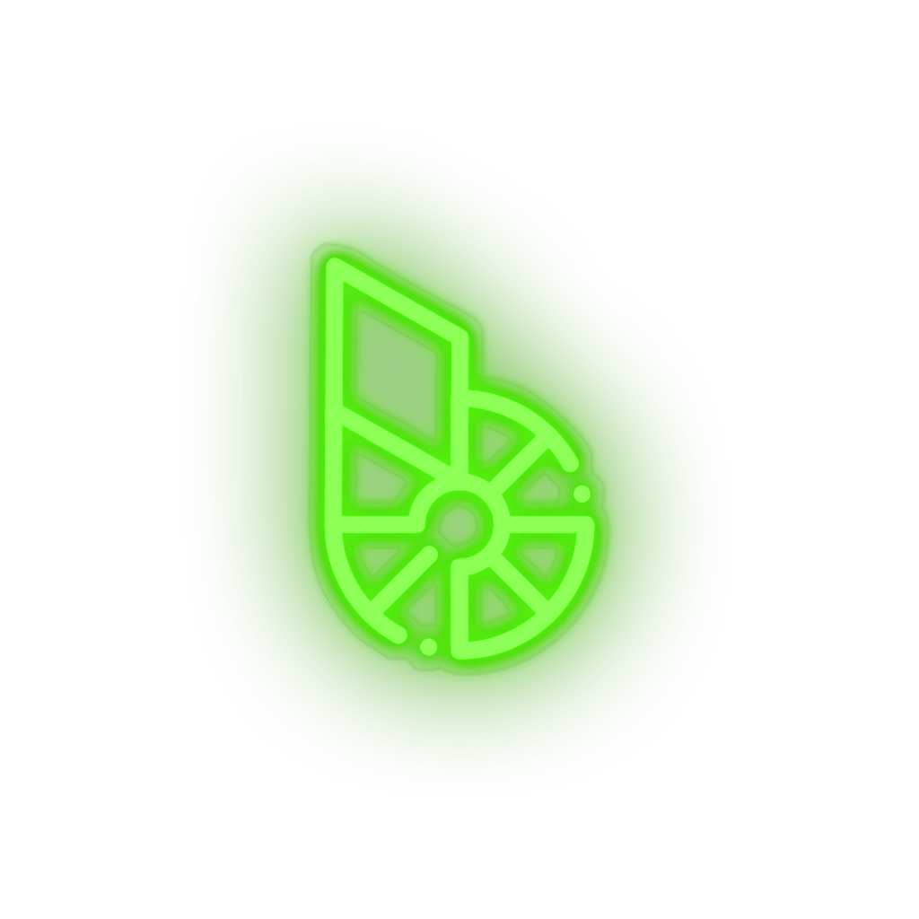 Bitshares Coin Neon Sign - Crypto Currency Led Neon Decor – Neon Factory