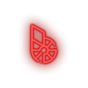 red 309_bitshares_coin_crypto_crypto_currency led neon factory