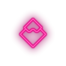Load image into Gallery viewer, pink 312_waves_coin_crypto_cryptocurrency_currency led neon factory