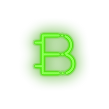 Load image into Gallery viewer, green 313_bytecoin_coin_crypto_cryptocurrency_currency led neon factory