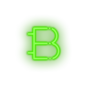 green 313_bytecoin_coin_crypto_cryptocurrency_currency led neon factory