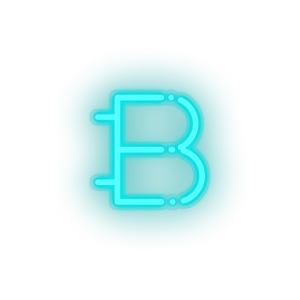 ice_blue 313_bytecoin_coin_crypto_cryptocurrency_currency led neon factory