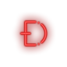 Load image into Gallery viewer, red 315_dogecoin_coin_crypto_cryptocurrency_currency led neon factory