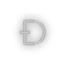 Load image into Gallery viewer, white 315_dogecoin_coin_crypto_cryptocurrency_currency led neon factory