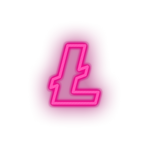 pink 319_coin_cryptocurrency_lite_coin_money led neon factory