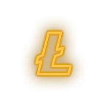 Load image into Gallery viewer, warm_white 319_coin_cryptocurrency_lite_coin_money led neon factory