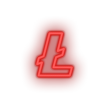 Load image into Gallery viewer, red 319_coin_cryptocurrency_lite_coin_money led neon factory