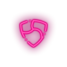 Load image into Gallery viewer, pink 322_nem_coin_crypto_crypto_currency led neon factory