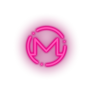 pink 324_monero_coin_crypto_crypto_currency led neon factory