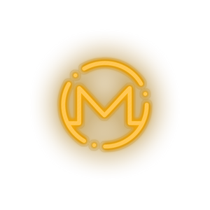324 monero coin crypto crypto currency Neon led factory
