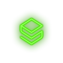Load image into Gallery viewer, green 325_stratis_coin_crypto_crypto_currency led neon factory