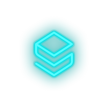 Load image into Gallery viewer, ice_blue 325_stratis_coin_crypto_crypto_currency led neon factory