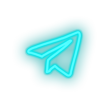 Load image into Gallery viewer, ice_blue 335_telegram_logo led neon factory