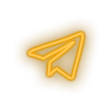 Load image into Gallery viewer, warm_white 335_telegram_logo led neon factory