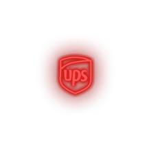 Load image into Gallery viewer, red 351_ups_logo led neon factory