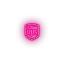 Load image into Gallery viewer, pink 351_ups_logo led neon factory