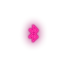 Load image into Gallery viewer, pink 49_bluetooth_logo_logos led neon factory