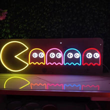 Load image into Gallery viewer, pacman neon sign