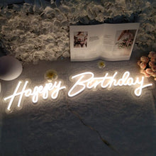 Load image into Gallery viewer, Happy Birthday led sign