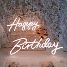 Load image into Gallery viewer, happy birthday neon sign
