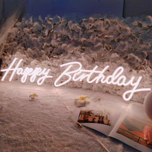 Load image into Gallery viewer, Happy Birthday Wall neon sign