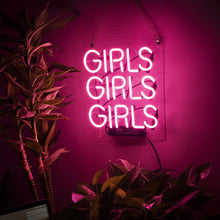 Load image into Gallery viewer, Girls Girls Girls wall  sign