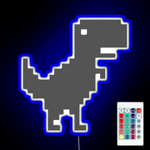 Load image into Gallery viewer, 8bit Dino RGB neon sign remote