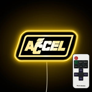 Accel Logo neon sign