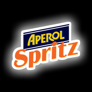 Aperol Spritz neon light