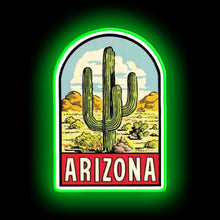 Load image into Gallery viewer, arizona vintage neon led sign
