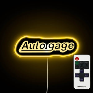 Auto Gage Logo neon sign