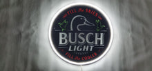 Load image into Gallery viewer, Busch LIGHT fill the cooler neon sign
