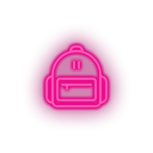 pink backpack_boy led back to school backpack education haversack school bag student study neon factory