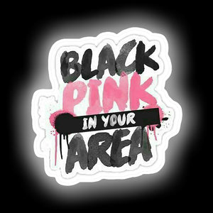 Black Pink neon sign