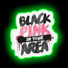 Load image into Gallery viewer, Black Pink neon light