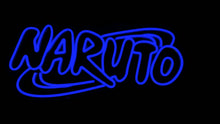 Load image into Gallery viewer, Naruto led wall sign - blue light