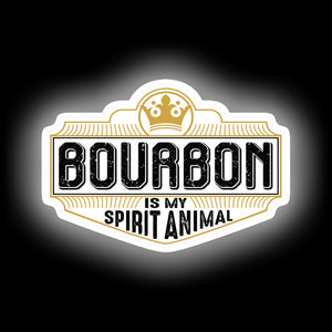Bourbon neon sign