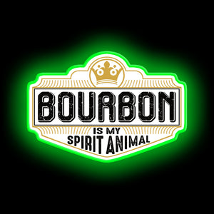 Bourbon led sign
