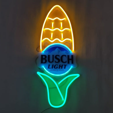 Busch Light Corn Neon Light Sign