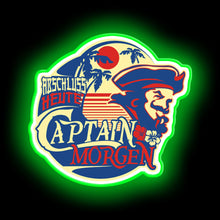 Load image into Gallery viewer, Captain morgan logo neon decor