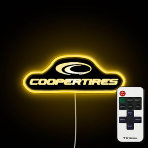 Cooper Tires Logo neon sign