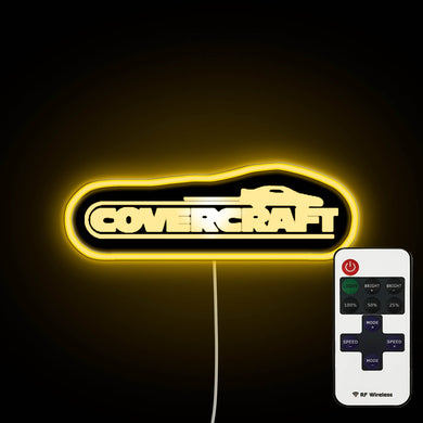 Covercraft Logo neon sign