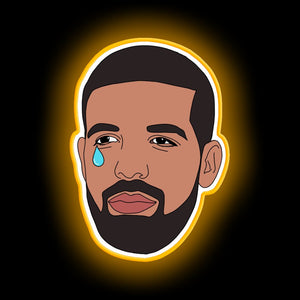 Crying Drake neon sign