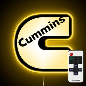 Cummins Logo neon sign