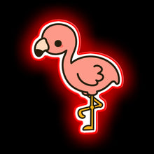Load image into Gallery viewer, red flamingo led flex