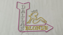 Load image into Gallery viewer, Dallas Blonde light Led signs