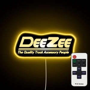 DeeZee Logo neon sign