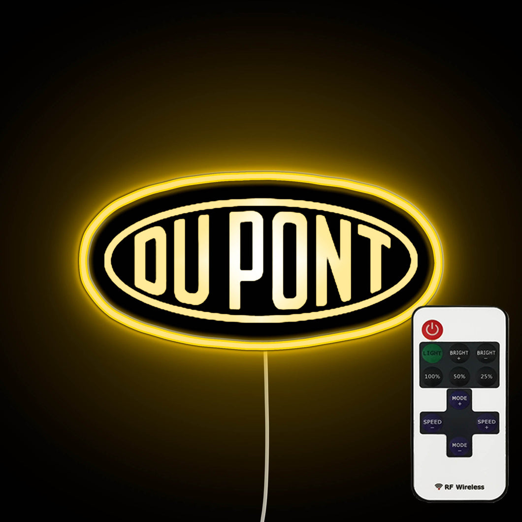DuPont Logo neon sign