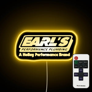 Earls Performance neon sign